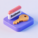 icon_business_key_3d_isometric icon preview