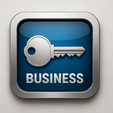 icon_business_key_metallic icon preview