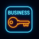 icon_business_key_neon icon preview
