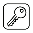 icon_business_key_outline icon preview