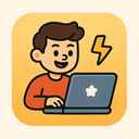 icon_business_laptop_cartoon icon preview