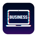 icon_business_laptop_digital_glitch icon preview