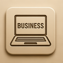 icon_business_laptop_embossed icon preview