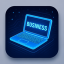 icon_business_laptop_futuristic icon preview