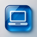 icon_business_laptop_glassy icon preview