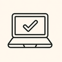 icon_business_laptop_minimal_outline icon preview