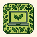 icon_business_laptop_organic_pattern icon preview