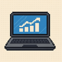 icon_business_laptop_pixel_art icon preview