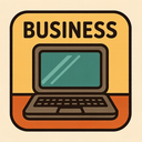 icon_business_laptop_retro icon preview