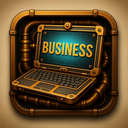icon_business_laptop_steampunk icon preview