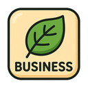 icon_business_leaf_cartoon icon preview