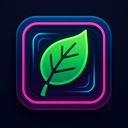 icon_business_leaf_cyberpunk icon preview