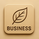 icon_business_leaf_embossed icon preview