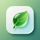 icon_business_leaf_glassy icon preview