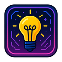 icon_business_light_bulb_cyberpunk icon preview