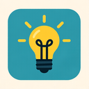 icon_business_light_bulb_flat_design icon preview