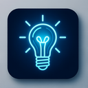 icon_business_light_bulb_futuristic icon preview