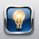 icon_business_light_bulb_metallic icon preview