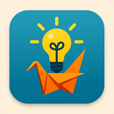 icon_business_light_bulb_origami icon preview