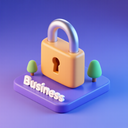 icon_business_lock_3d_isometric icon preview