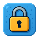 icon_business_lock_cartoon icon preview