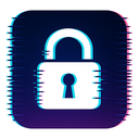 icon_business_lock_digital_glitch icon preview