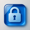 icon_business_lock_glassy icon preview
