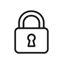 icon_business_lock_minimal_outline icon preview