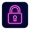 icon_business_lock_neon icon preview