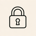 icon_business_lock_thin icon preview