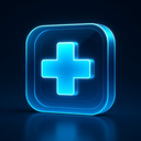 icon_business_medical_cross_futuristic icon preview