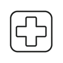 icon_business_medical_cross_line_art icon preview
