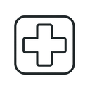 icon_business_medical_cross_outline icon preview