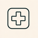icon_business_medical_cross_thin icon preview