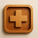 icon_business_medical_cross_wooden icon preview