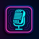 icon_business_microphone_cyberpunk icon preview