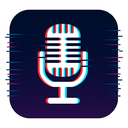 icon_business_microphone_digital_glitch icon preview