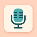 icon_business_microphone_flat_pastel icon preview