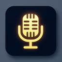 icon_business_microphone_glow_effect icon preview