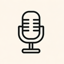 icon_business_microphone_line_art icon preview