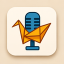 icon_business_microphone_origami icon preview
