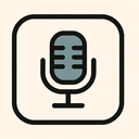 icon_business_microphone_rounded icon preview