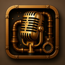 icon_business_microphone_steampunk icon preview