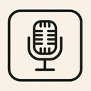 icon_business_microphone_thin icon preview