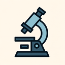 icon_business_microscope_geometric icon preview