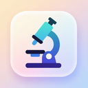 icon_business_microscope_gradient icon preview