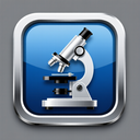 icon_business_microscope_metallic icon preview