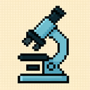 icon_business_microscope_pixel_art icon preview
