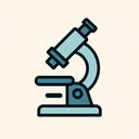 icon_business_microscope_thin icon preview