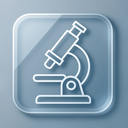 icon_business_microscope_transparent icon preview